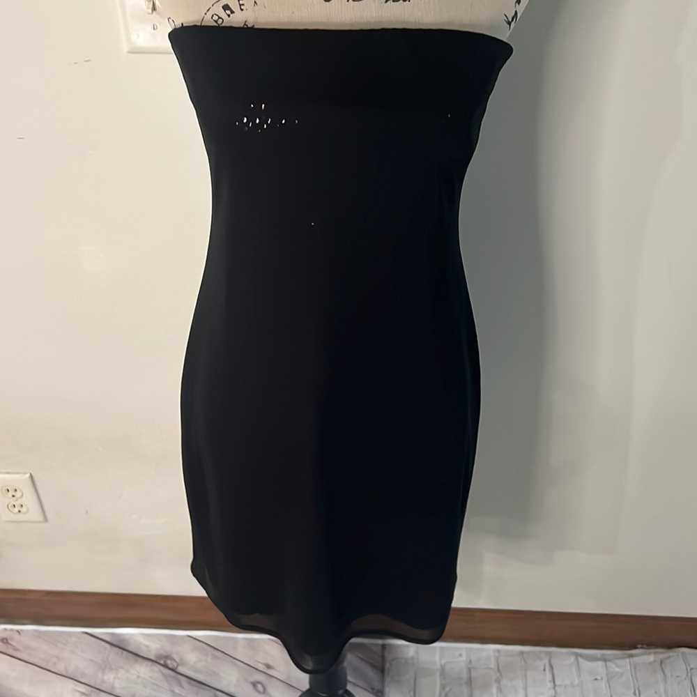 Express black sleeveless dress